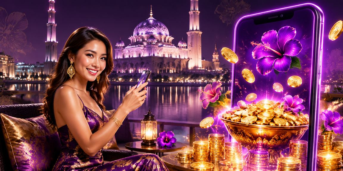 Pemain Malaysia mengakses platform gt30 melalui peranti mudah alih di Putrajaya